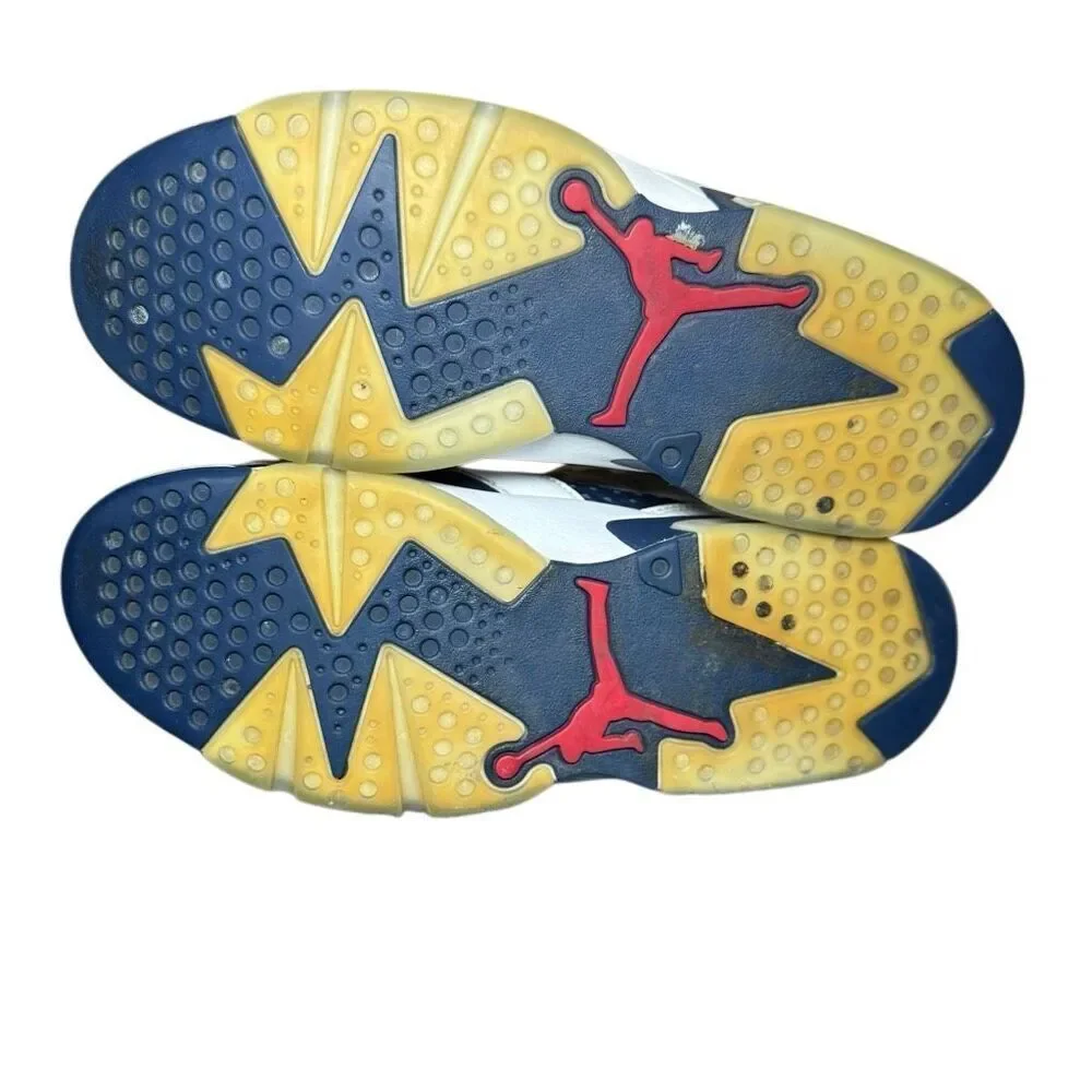 Jordan 6 Retro Olympic 2024 White Varsity Red Navy CT8529-164 Mens 9.5